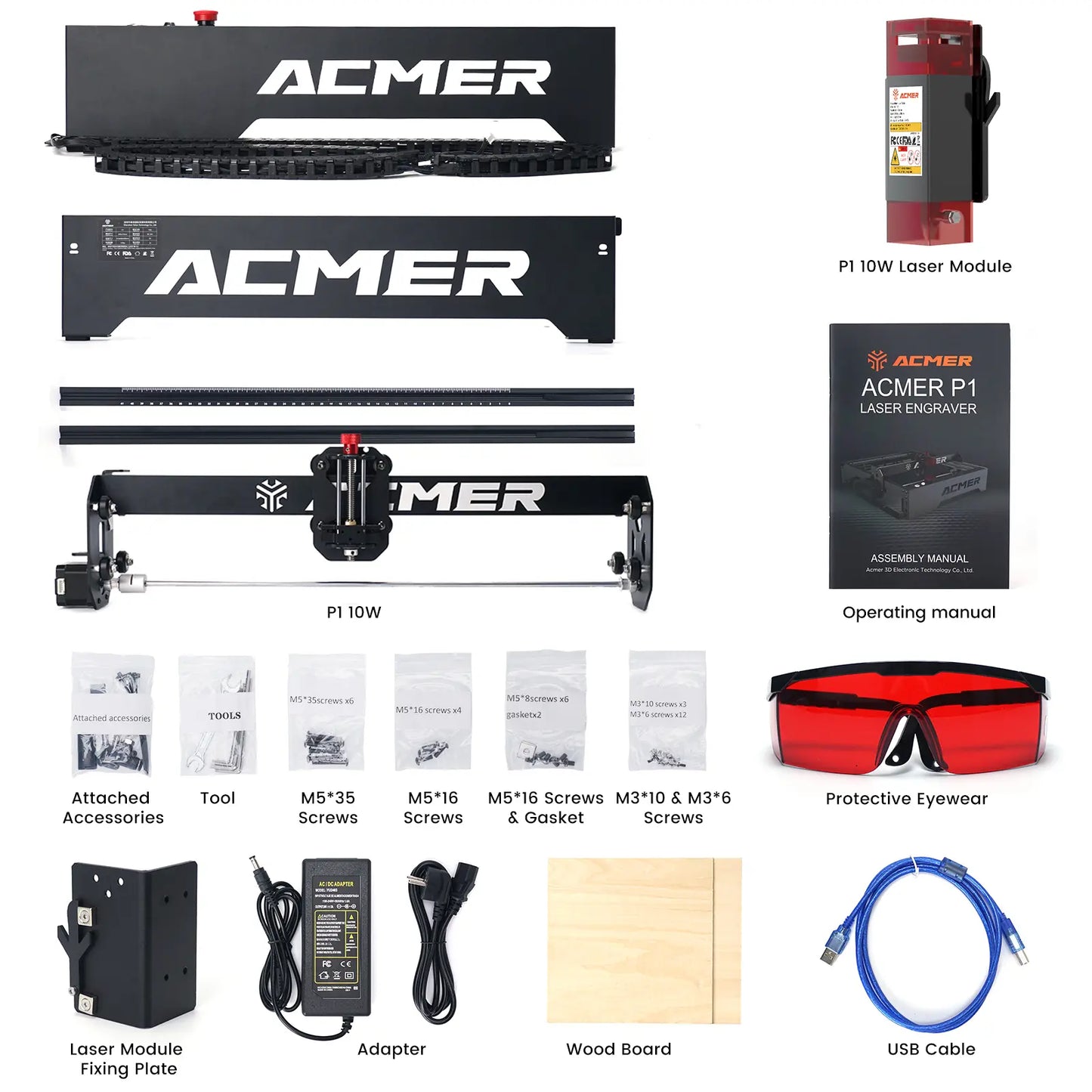 ACMER P1 Laser Engraver Cutting Machine
