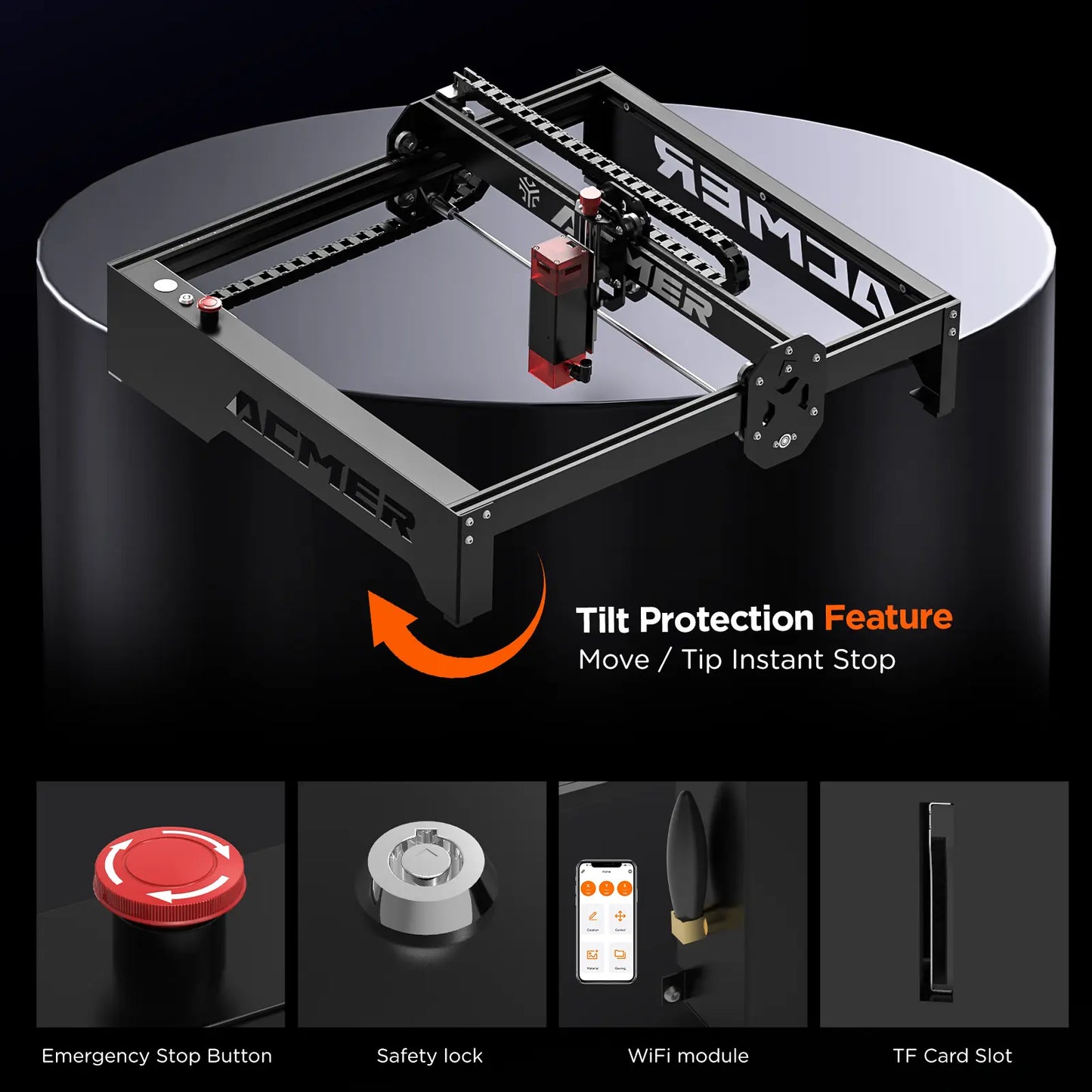 ACMER P1 Laser Engraver Cutting Machine