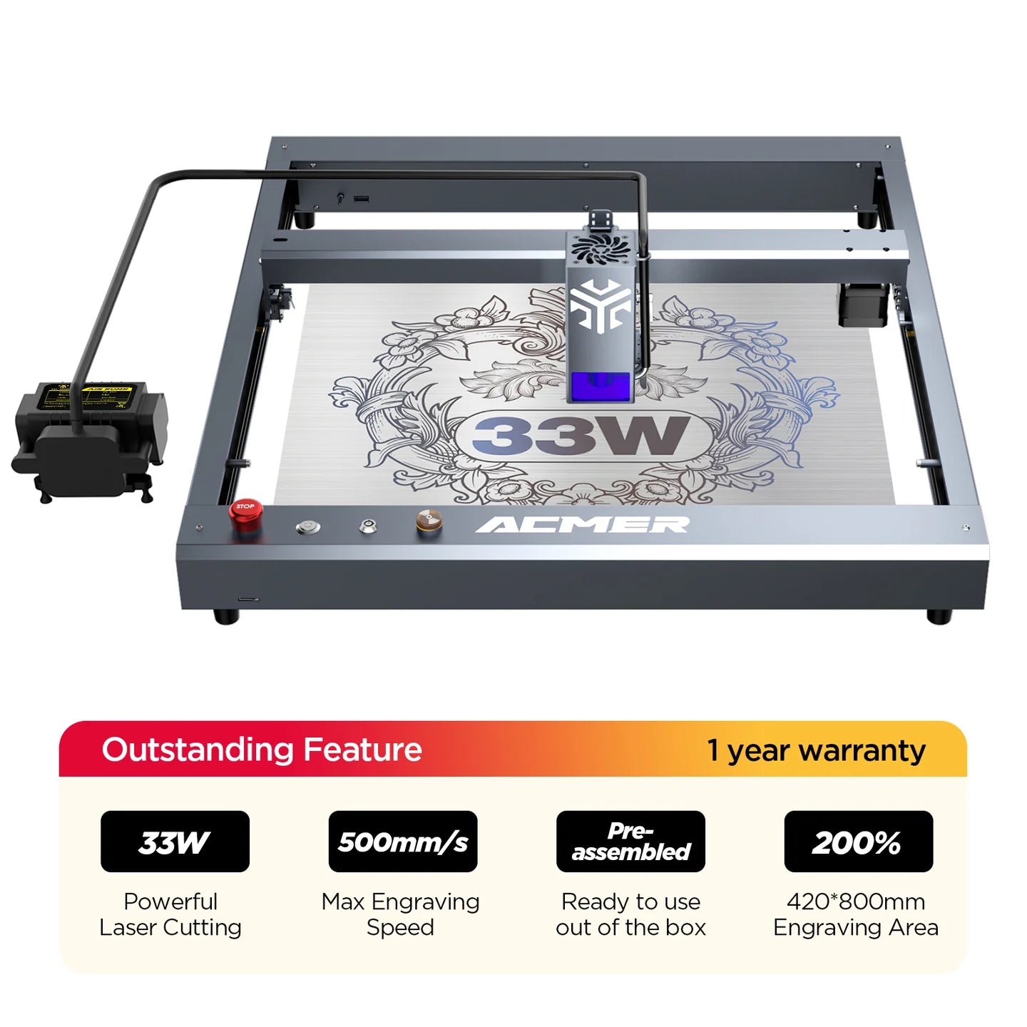 ACMER P2 Laser Engraver Cutting Machine