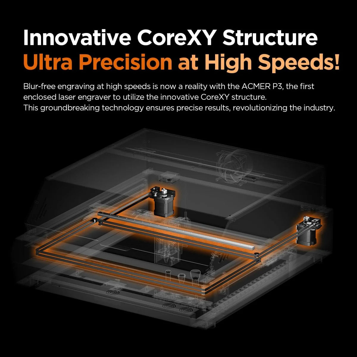 ACMER P3 IR&Diode Enclosed Dual Laser Engraver