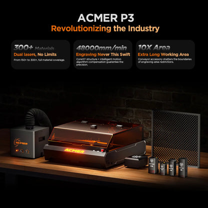 ACMER P3 48W Diode Enclosed Laser Engraver